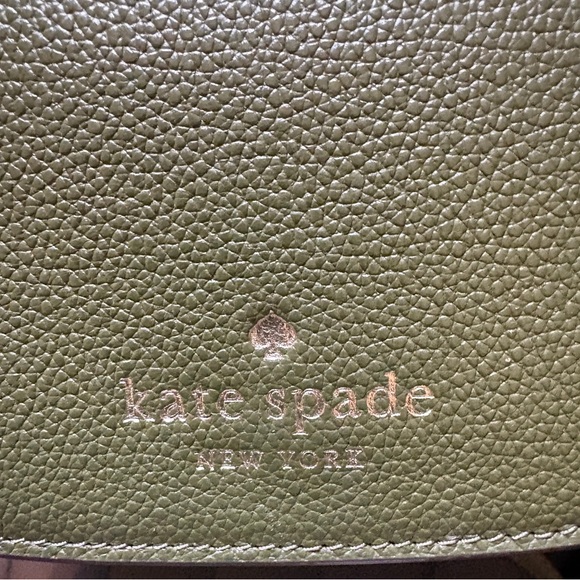kate spade Olive Green Pebbled Leather Crossbody Bag - Picture 2 of 7